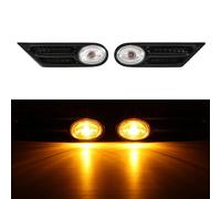Pair For Mini Cooper R56 R57 Side Marker Signal Light Indicator Repeater Lamp