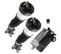 Pair Front Air Suspenison Shock Struts + Compressor for MERCEDES Classe S w220