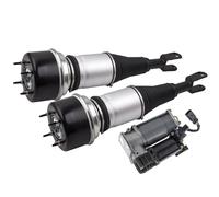 PAIR FRONT AIR SUSPENSION SHOCK ABSORBER +Compressor Pump FOR Jaguar XJ C2C41347