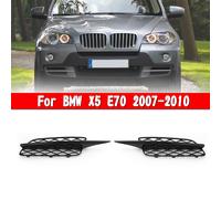 Pair Front Bumper Fog Light Grill Grille per BMW X5 E70 2007-2010 Y1