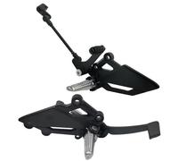 Pair L&R Motorcycle Shift Lever Frontset Footrest Foot Peg Bracket Pedal Shifter