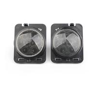 Pair LED Turn Signal With Fender Side Light Smoke Lens Per Jeep Wrangler 2007-17