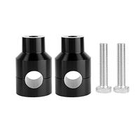 Pair Lift Handlebar Riser - Pair Lift Handlebar Riser 22 mm lega alluminio per la modifica del motociclo (nero)