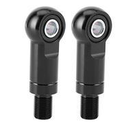 Pair of 10mm Hole Air Shock Absorber Adapter Damper Height Increase for Motorcycle ATVs OffRoads(Type B Silver 95mm/3.7in) (Tipo B Nero)