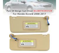 Pair Of Beige Sun Visor 83280TA5A51ZA Per Honda Accord 2008-2017 T9