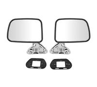 Pair Of Car Door Rearview Mirrors For 1988-2005 Passenger And Driver Side Exterior Mirrors With Electroplated Finish Shatterproof Glass And Impact ABS Shell For Enhanced
