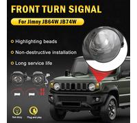 Pair of Front Turn Signal Lamp Light Per Suzuki Jimny JB64 JB74 19-21 Smoked H7