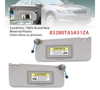 Pair Of Gray Sun Visor 83280TA5A51ZA Per Honda Accord 2008-2017 H7