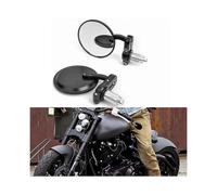 Pair Of Universal Motorcycle Side Mirrors for 7/8 Inch 22mm Bar Ends Aluminum Rearview Mirrors-Yvan