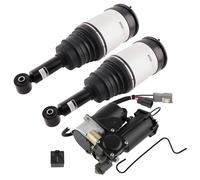 Pair Rear Air Suspension Struts + Compressor For LAND ROVER RANGE ROVER SPORT