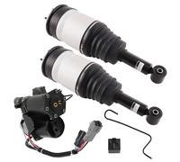 Pair Rear Air Suspension Struts + Compressor For LAND ROVER RANGE ROVER SPORT