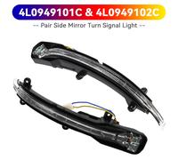 Pair Side Mirror Turn Signal Light per Audi Q5 MK1 Q7 MK1 4L0949101C 4L0949102C