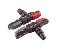 Paire de porte patin de frein asymetrique Clarks Cycle Systems V-Brake Noir 72 mm