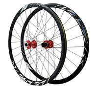 Paire Roues Vélo Route Frein Disque 700C Alliage D'aluminium Jantes 24 Trous Avant 2 Arrière 4 Roulements Moyeux Libres HG Dégagement Rapide 100/135mm pour 7 À 12 Vitesses