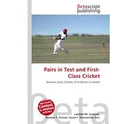 Pairs in Test and First-Class Cricket: Batsman, Duck (Cricket), Chris Martin (Cricketer)