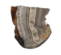 Paisl-EY Retro Ethnic Collage Pattern Scaldacollo Protezione UV Sciarpa A Tubo Durevole Cerchietto per Capelli per Sports Bambini Adulto 30X26Cm