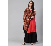Paisley Bellissimo Regalo Grande Scialle Jamavar Lana Beige Jamawar Stile Pas...