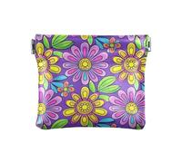 Paisley Fiore Colorato Donna Piccola Pelle Cambiare Borsa Gioielli Fantasia per Uomo Donna Viaggio