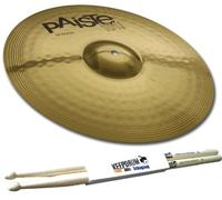 'Paiste 101 Brass 16 Crash + 5 A Bacchette per batteria GRATIS. KEEPDRUM + + + +