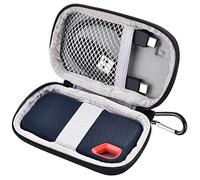 PAIYULE Custodia per SanDisk Extreme Portable SSD T5 / T3 500 GB 250 GB 500 GB 1 TB 2 TB e Cavo USB (Nero)