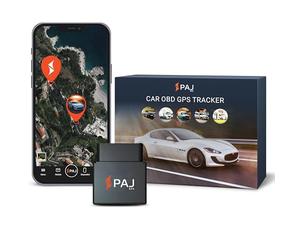 PAJ CAR OBD Finder 4G 2.0, Localizzatore GPS Auto, Camion e altri Veicoli, Collegamento Diretto Presa OBD, Tracciamento Tempo Reale via App, Vari Allarmi Impostabili, 365gg Archivio Percorsi