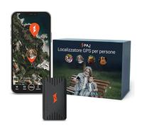 PAJ PEOPLE Finder 4G, Mini GPS Localizzatore per Bambini, Anziani e Oggetti - Durata Batteria fino a 5gg - Tracker Compatto, con Notifiche Impostabili via App e Allarmi in Tempo Reale