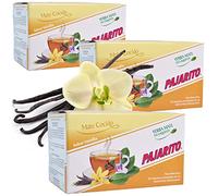 Pajarito Yerba Mate Cocido Vaniglia 60 Bustine di Tè (180g) | Ricca di Vitamine e Antiossidanti | Tè Yerba Mate Energizzante