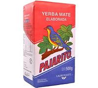 Pajarito Yerba Mate Tè Tradizionale 500g + Campione Regalo (40g): Ricco di antiossidanti e vitamine, accelera il metabolismo, senza zucchero | Paraguay