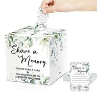 Pajean 50 biglietti di memoria per collezioni di vita, ideali per feste, funerali, lauree, matrimoni, addio al nubilato, compleanni, anniversari, pensionamenti (stile classico)