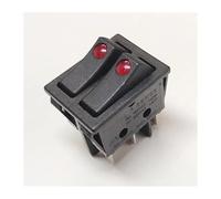 PAJPXPCD 1PC R210 6 pin indicatore rosso occhio di gatto scheda di deformazione interruttore di spedizione doppio 32 * 25mm 6 pin 2 velocità 16A250V