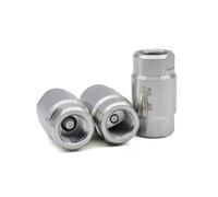 PAJPXPCD 1pcs 304 Stainless steel internal thread high pressure gas single check valve 1/8" 1/4" 3/8" 1/2" 3/4" 1" 1-1/2" gas water valve(3/4")