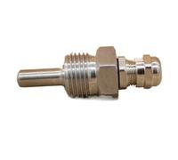 PAJPXPCD 1pcs Thermowell Length L30-L200mm Thread BSP 1/2" (DN15) 3/4"(DN20) Max Diameter of 6mm Stainless Steel 304 (Color : L50mm, Size : 3/4 inch)