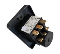 PAJPXPCD AC220V/380V 10A ON off 3 Phase Power Start Switch KJD18 50HZ/60HZ Push Button Switch (380V 7pin)