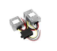 PAJPXPCD Convertitore DC DC 9-36V 12V 24V a 12V regolatore di tensione Boost Buck alimentazione auto 1A a 30A Step Up Down Converter (10A alluminio, 9-23V_12V)