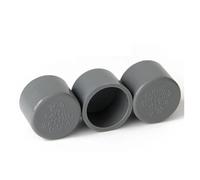 PAJPXPCD Garden pipe fitting 20mm 25mm 32mm 40mm 50mm ID Gray End Cap PVC Tube Joint Pipe Fitting Coupler Water Connecto(25mm)