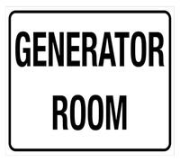 PAJPXPCD Generator Room Notice Keep Clear Metal Tin Sign 12x8 Inch