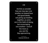 PAJPXPCD Primitive Metal Sign Hold Fast The Confession Scripture Quote Decor For Bathroom Laundry Room Mudroom Closet 8 X 12 inch