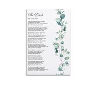 PAJPXPCD Saying Canvas Wall-Art Live Your Dash Quote Inspirational Print Modern Minimalist Decor for Home and Office(Framed,12x18inch(30x45cm))