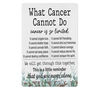 PAJPXPCD Strength Support Quote Metal Sign What Cannot Do Tin Plaque Uplifting Message for Recovery Wall-Art Gift 8 X 12 inch