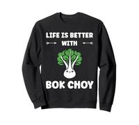 Pak Choy Funny Quote Life is Better with Bok Choy Felpa