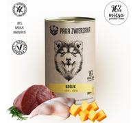 Paka Zwierzaka Coniglio e cinghiale con zucca (400 g)