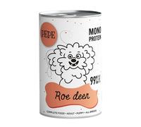 PAKA ZWIERZAKA PEPE Roe Deer 99% (cervo) 800 g alimento monoproteico