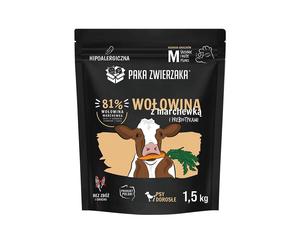 PAKA ZWIERZAKA Seventh Heaven Crocchette Manzo e Carote M 1,5kg