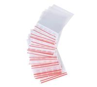 Pakico 100 Cerniera 15 x 20 cm per sacchetto di plastica | Buste richiudibili con chiusura lampo | Borsa con chiusura lampo | Buste di plastica richiudibili | Sacchetti da imballaggio