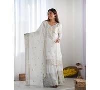 Pakistano Completo Indiano Bollywood Designer Salwar Kameez Abito da Sposa Usura