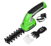 PAKJEL 2 in 1 Mini tagliasiepi Elettrico a Batteria tagliaerba tagliaerba Tosaerba Ricaricabile cesoie da potatura da Giardino Attrezzi da Giardino (Color : with Plug, Size : 1)