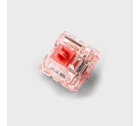 PAKJEL Interruttori KTT rosa/fragola, interruttore lineare rosa trasparente a 3 pin 45 g per tastiera meccanica da gioco (colore: fragola, dimensioni: 110 pezzi)