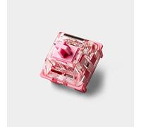 PAKJEL Interruttori KTT rosa/fragola, interruttore lineare rosa trasparente a 3 pin 45 g per tastiera meccanica da gioco (colore: rosa, dimensioni: 70 pezzi)