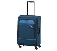 paklite valigia 65x45x25 da viaggio 4 ruote, trolley medio morbido, espandibile, DERBY, con piega ad espansione, chiusura TSA, 66 cm, 69-79 litri