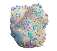 PAKMEZ Beautiful Quartz Crystal Rainbow Titanium Cluster Ornaments (Size : 80-100g)